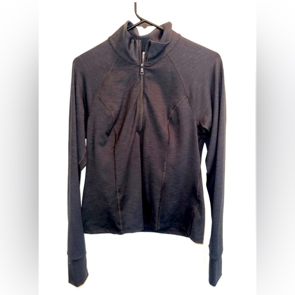 Beyond Yoga- Heather Rib Take a Hike Zip Pullover